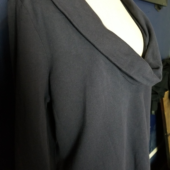 Lands End Womens Long Sleeve Cowl Neck Pullover To - Picture 5 of 5